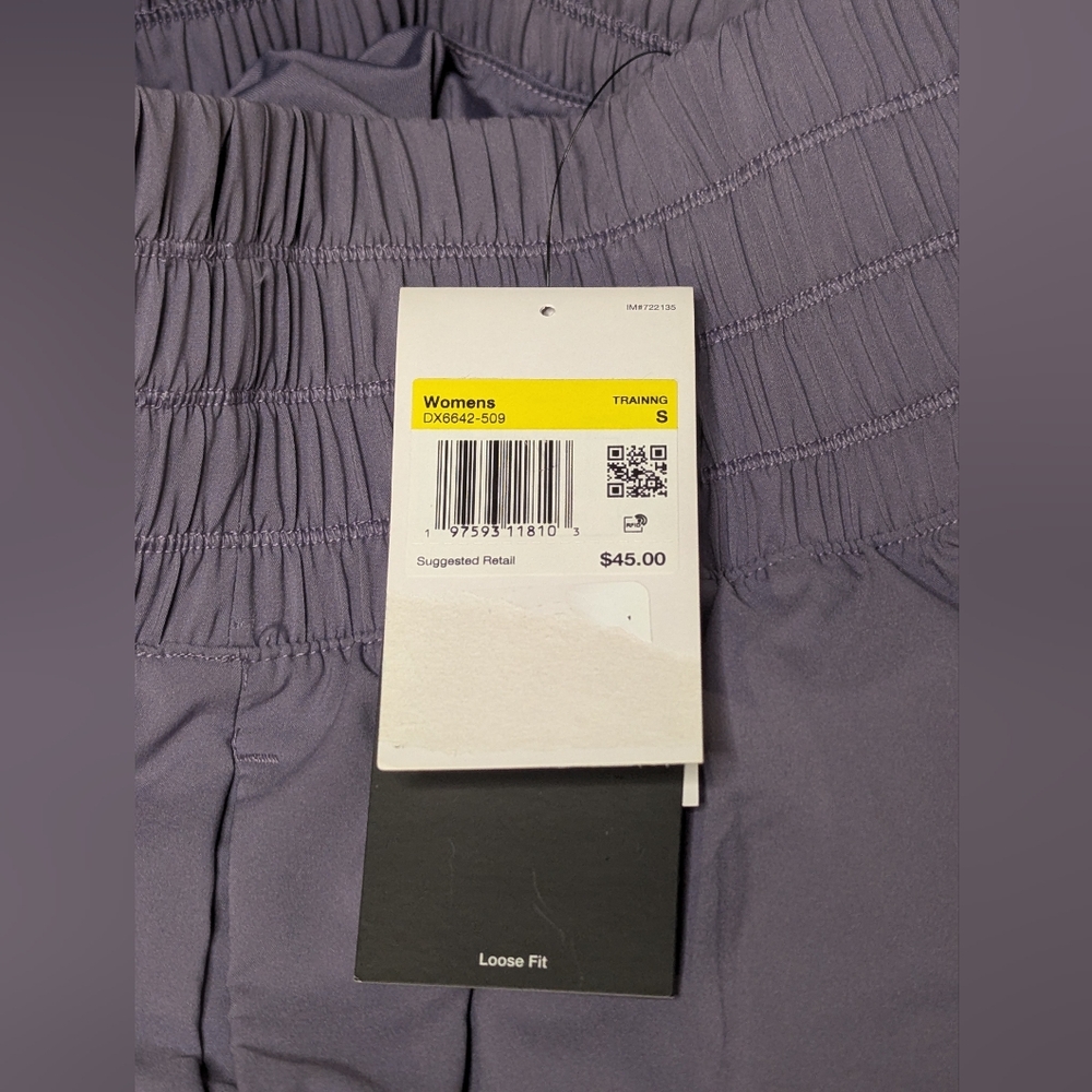 Nike One Dri-FIT Ultra High Waisted 3" Training Shorts Daybreak Purple Small NWT - Picture 9 of 14